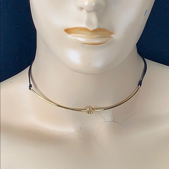 Stella & Dot Gold and Black Choker - Picture 3 of 7
